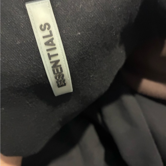 Fear of God Essentials Black Hoodie - Picture 3 of 4